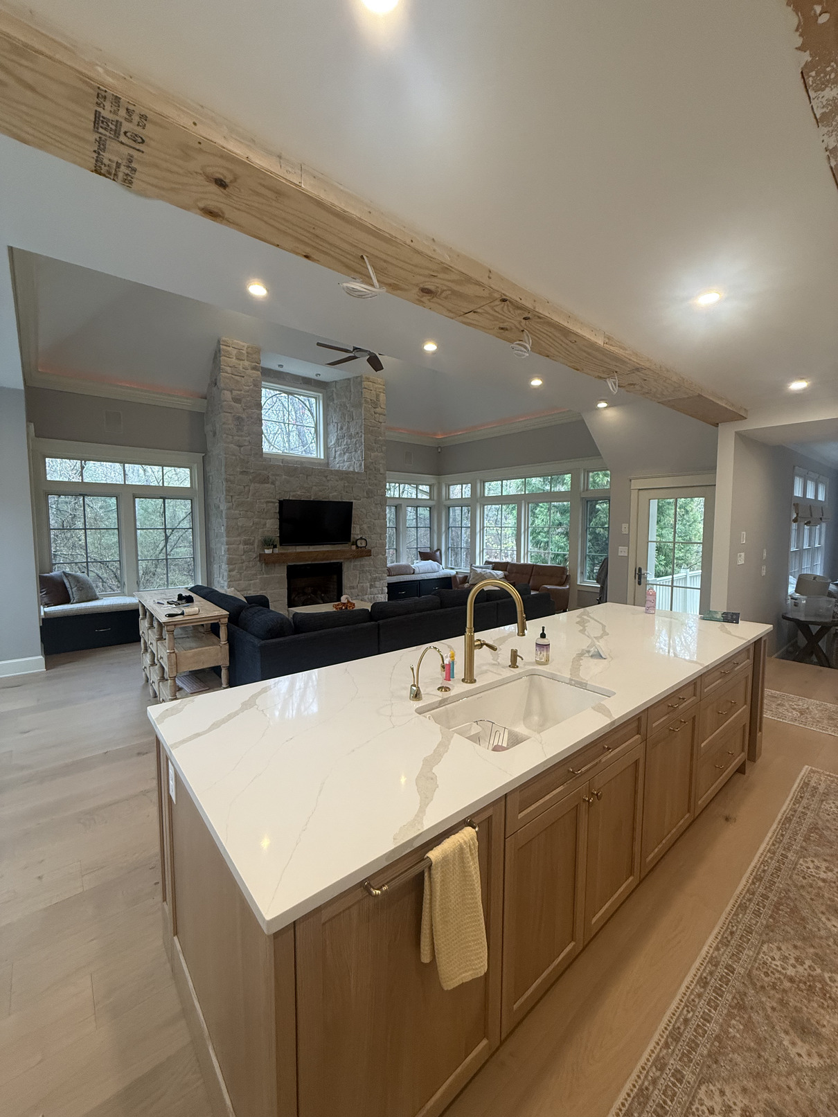 Kitchen plumbing project by Kiley Plumbing in Natick MA