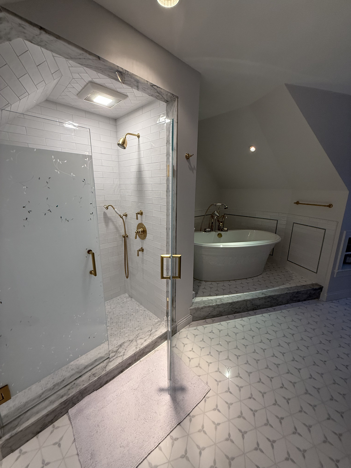 Bathroom remodel plumbing rough-in by Kiley Plumbing in Holliston MA